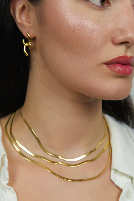 Triple-Layer Chain Necklace