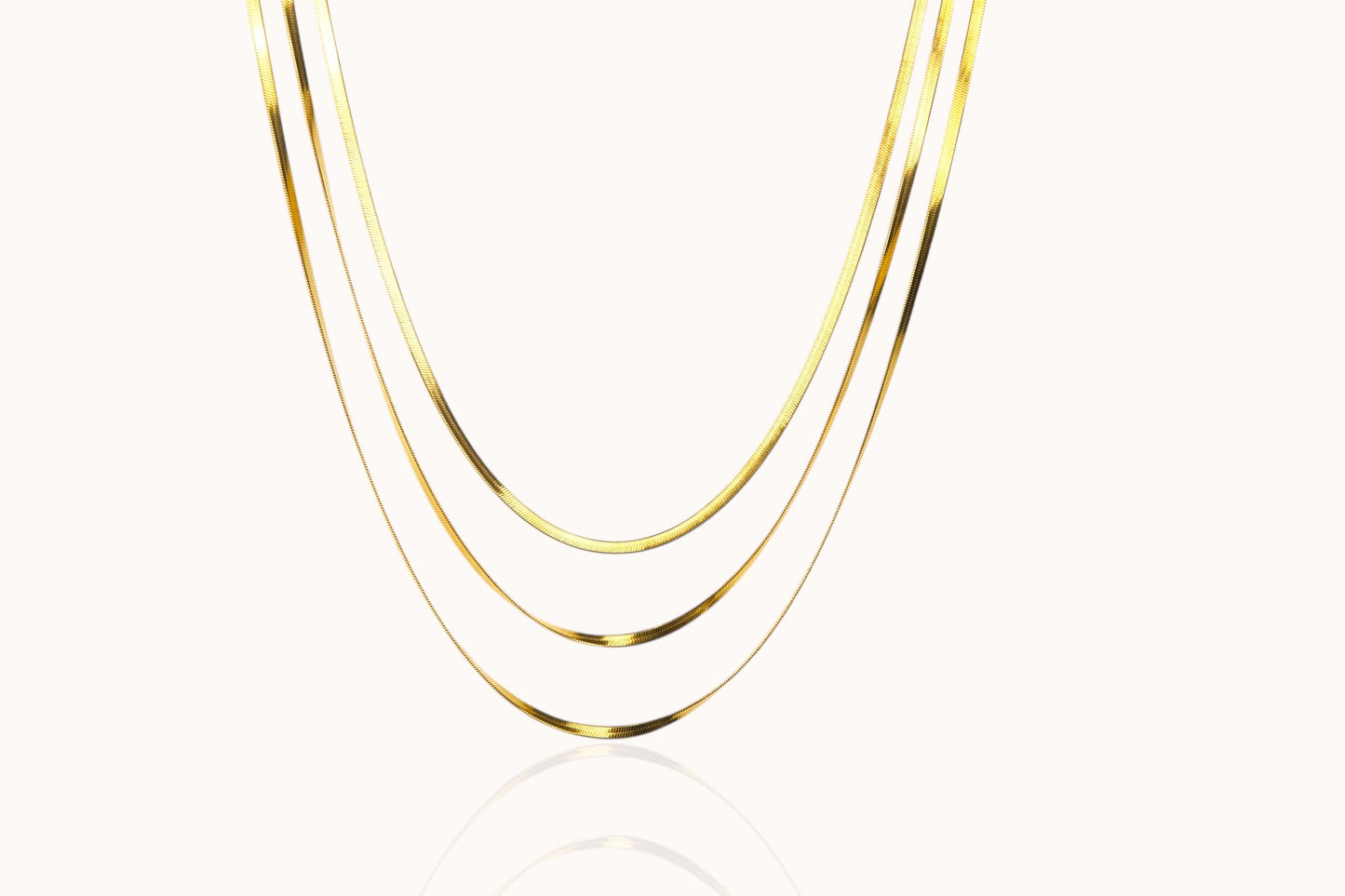 Triple-Layer Chain Necklace