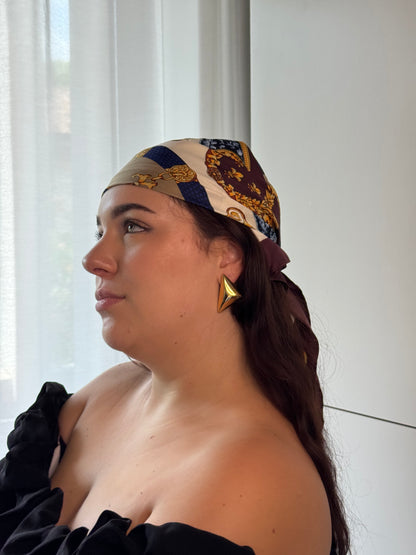 Geometric Triangle Stud Earrings