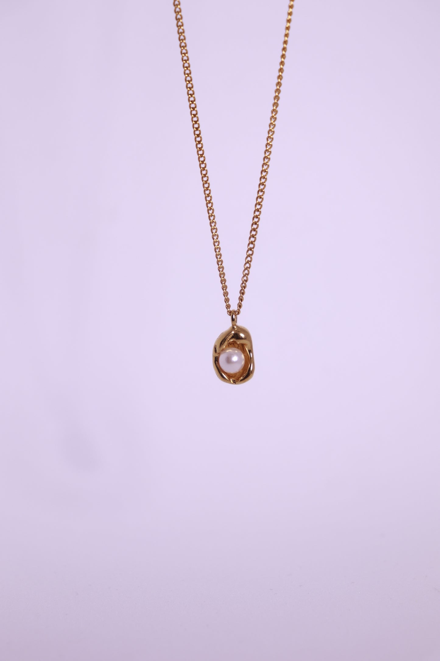 Pearl Teardrop Pendant Necklace