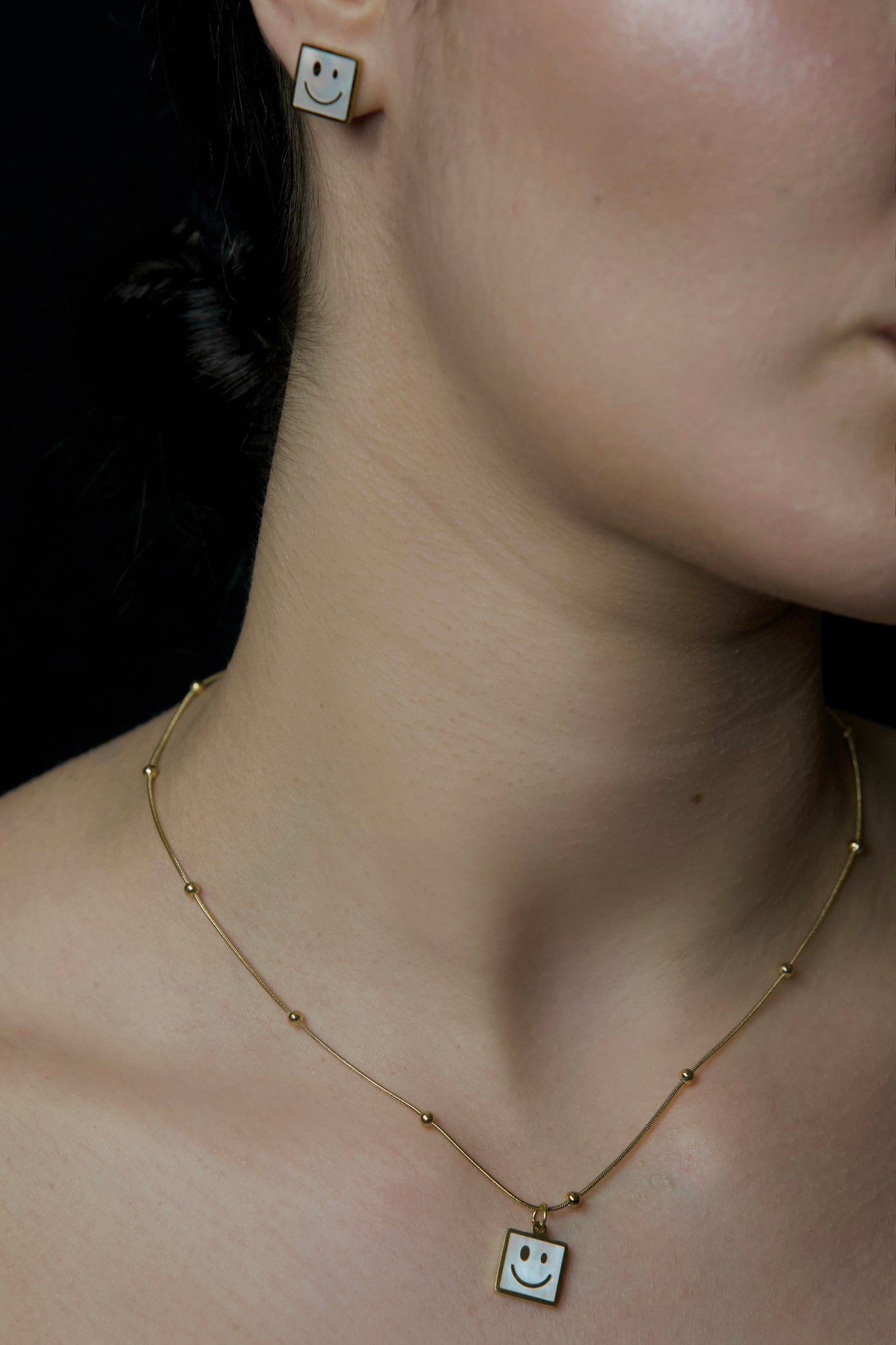 Smile Face Jewelry Set