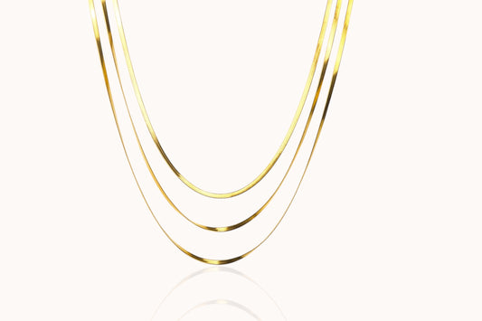 Triple-Layer Chain Necklace