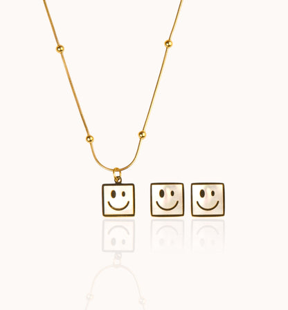 Smile Face Jewelry Set