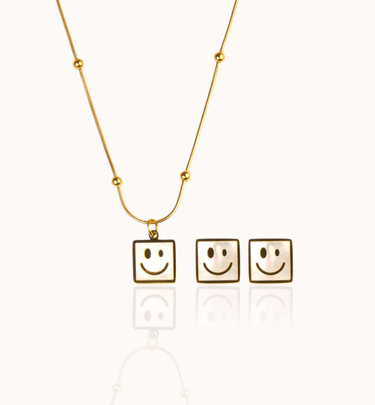 Smile Face Jewelry Set